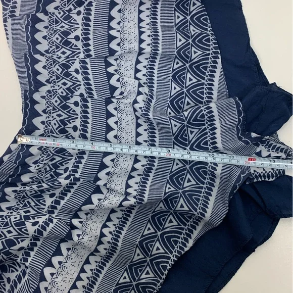 Free People Women’s Lost Temple High Rise Skort Shorts Navy Size 8 - Picture 11 of 13